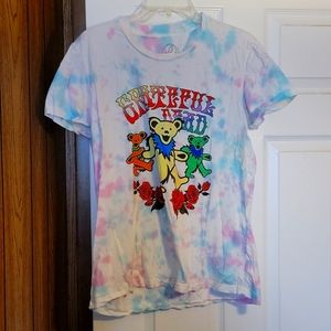 Greatful dead tye dye bears tshirt